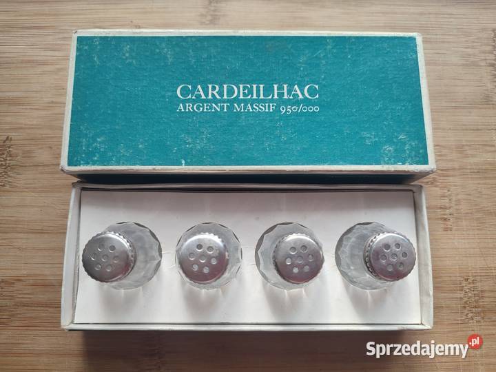 Srebro Francja pr 950 pieprzniczki i solniczki Warszawa