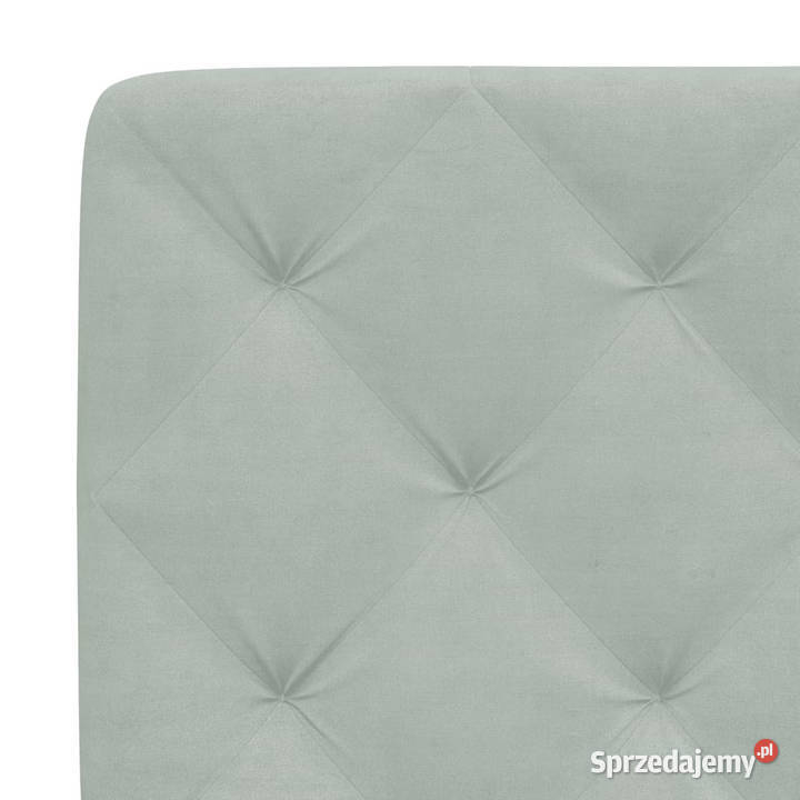 Rama łóżka z LED jasnoszara aksamitna 90x200 Warszawa sprzedam