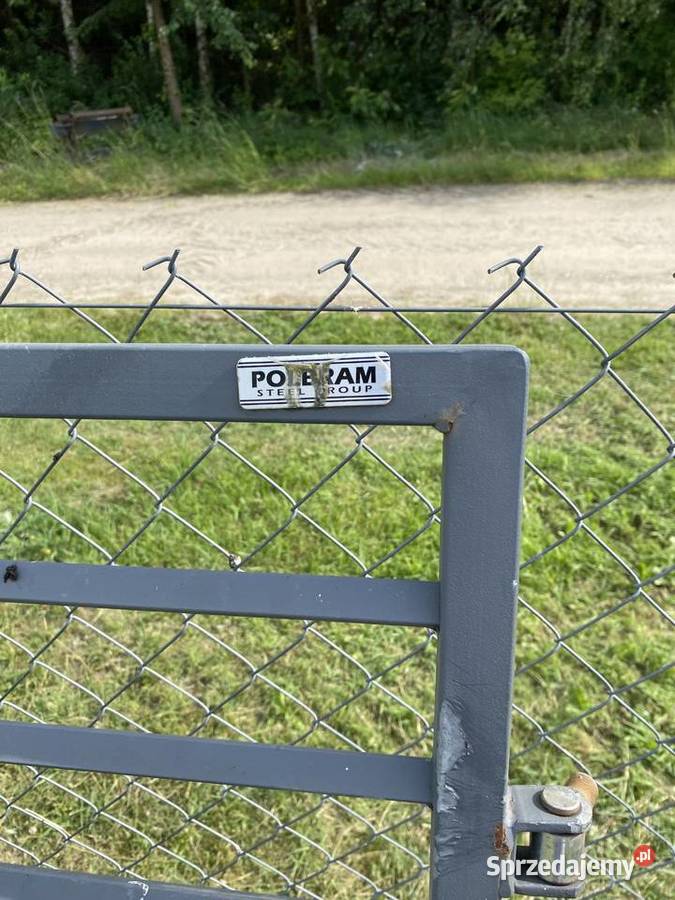 Brama wjazdowa dwuskrzydłowa plus furtka Olbrachtowo