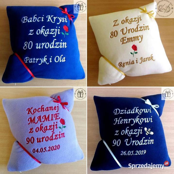 Prezent okrągłe 80 URODZINY osiemdziesiątkę Dekoracje i ozdoby Wyposażenie wnętrz Toruń