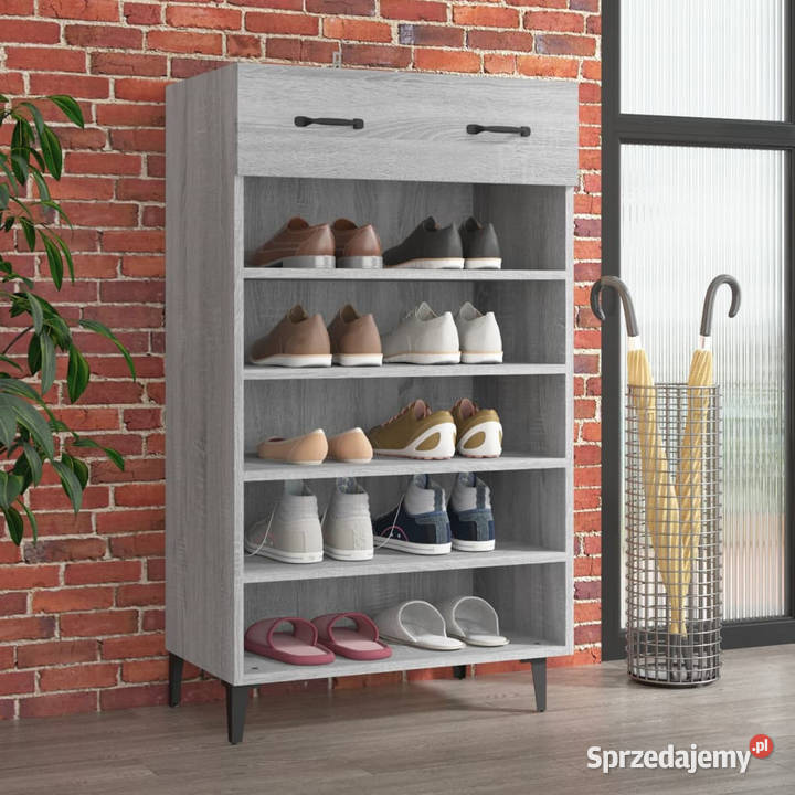 Szafka na buty szary dąb sonoma 60x35x105 Warszawa