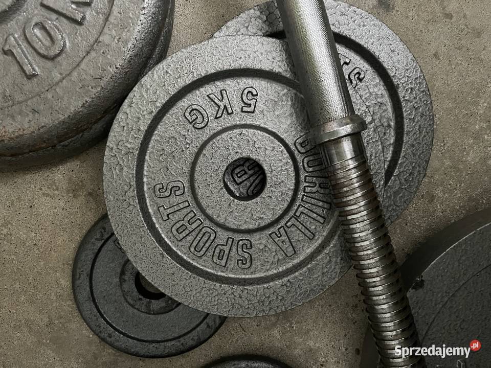 Ciężary żeliwne ze sztangą Jasło