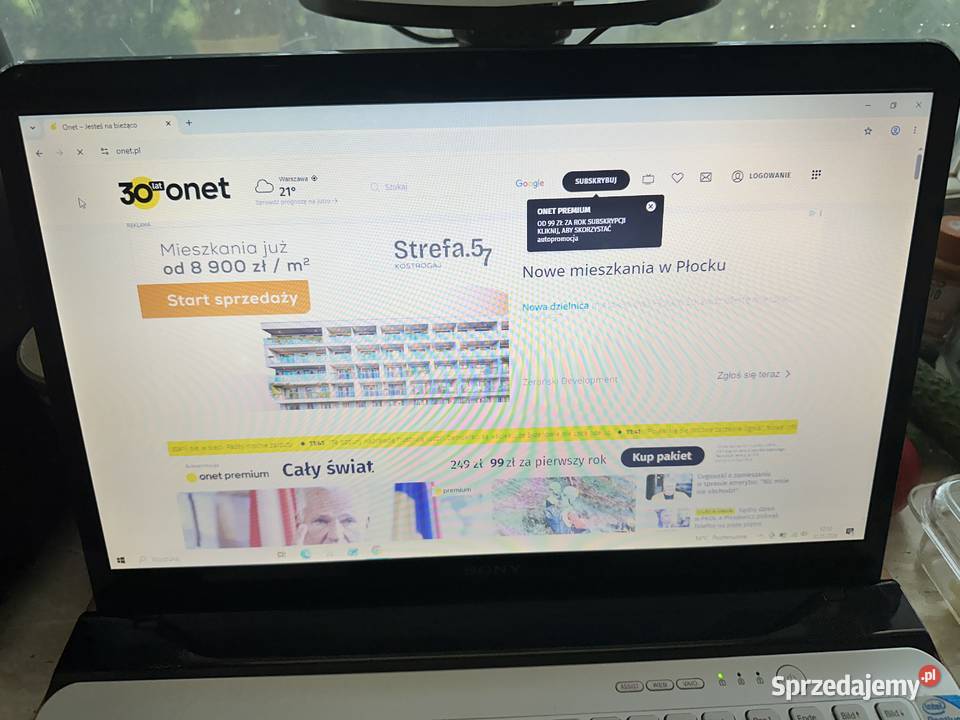 Sony Vaio 17 ładowarka SSD 8GB Łódź