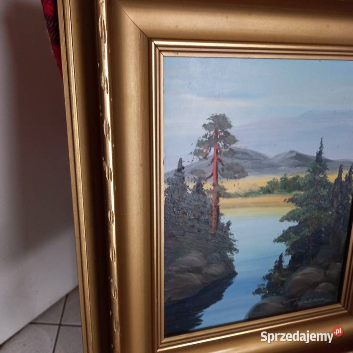 obraz olejny krajobraz lubuskie Gorzów Wielkopolski