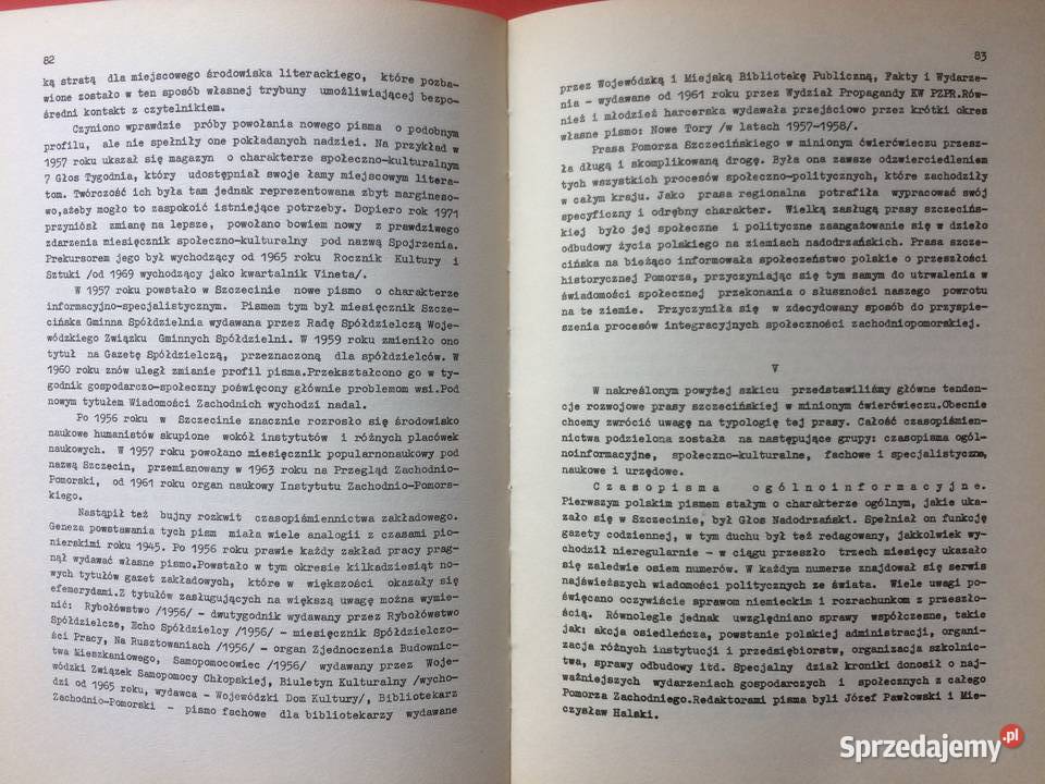 3092 25 Lat Prasy Na Ziemiach Zachodnich I Szczecin