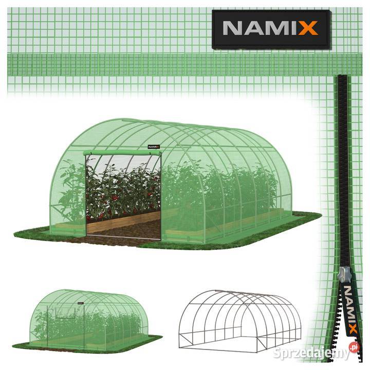 WYPRZEDAŻ Tunel foliowy szklarnia 4x6 m 24m Pawilony i namioty Jabłonna