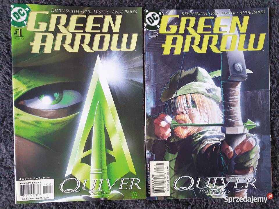 Green Arrow Quiver zestaw 10 komiksów DC USA Amerykańskie Gdynia