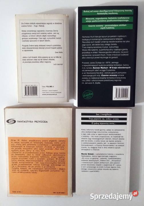 Gra Endera Czarne oceany Dukaj Krawędź snu Bełchatów