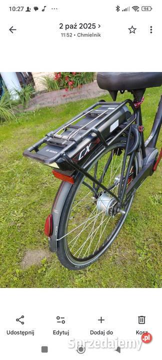 Rower elektryczny marki Sinus Chmielnik
