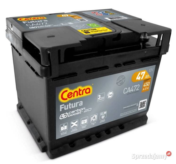 Akumulator Centra FUTURA 47Ah 450A EN PRAWY PLUS Wałbrzych