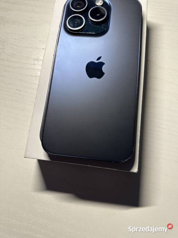 iPhone 15 Pro 128GB Blue Titanium 89 kondycji podkarpackie Nowa Sarzyna