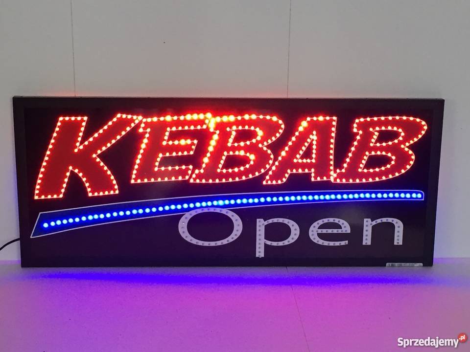 Reklama diodowa KEBAB 100x40 zewnętrzna Pomiechówek sprzedam