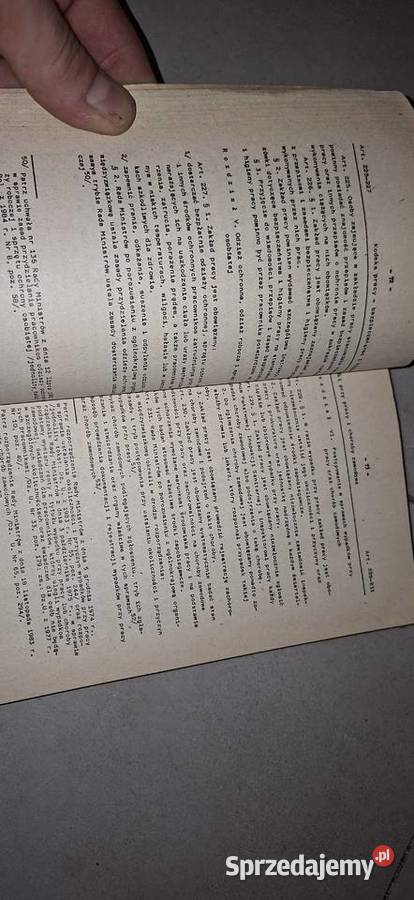 Kodeks Pracy 1969 niskonakładowe wydanie Łęczyca