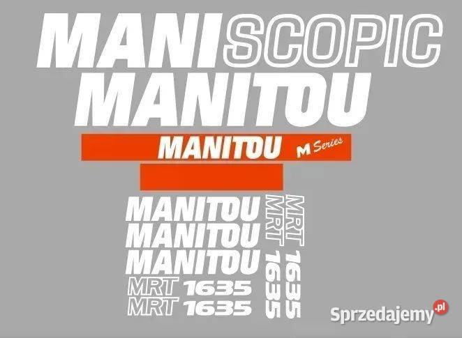 Naklejki oklejenie MANITOU MRT 1635 Zamiennik Janików