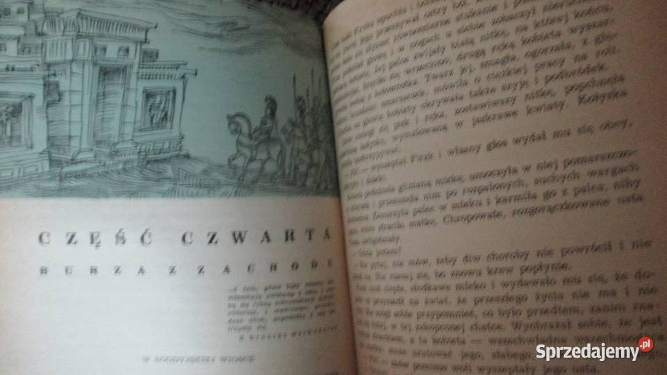 Ognie na kurhanach WJan powieść historia 1962 Łódź sprzedam