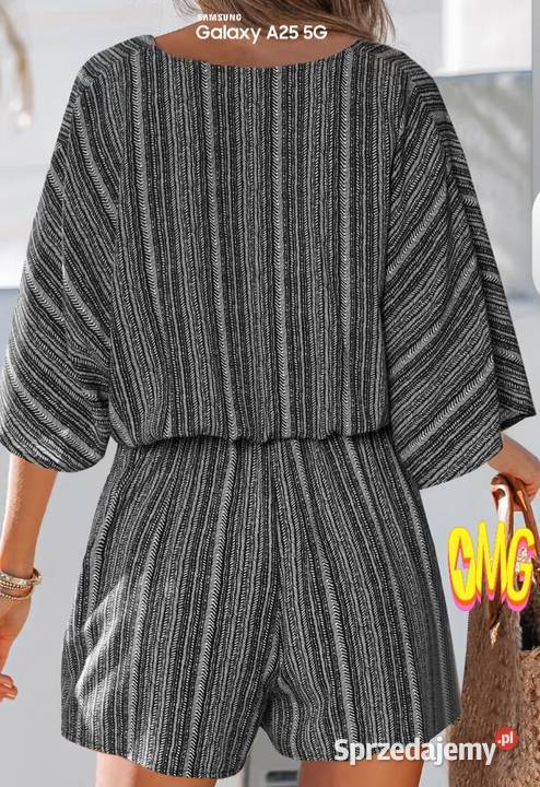 nowy kombinezon w paski cupshe rozmiar L Sandomierz