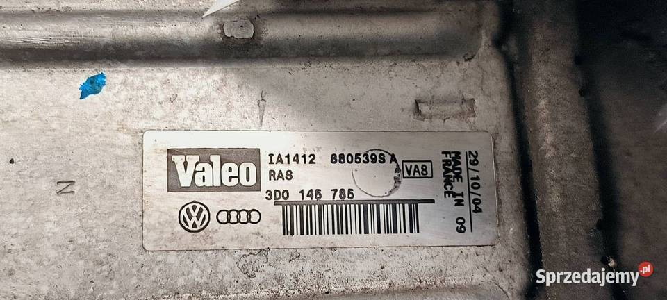 INTERCOOLER VOLKSWAGEN PHAETON 3D0145785 Lipno sprzedam