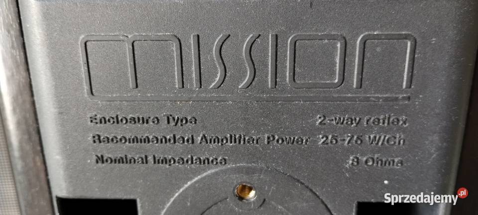 Kolumny głośnikowe monitory Mission