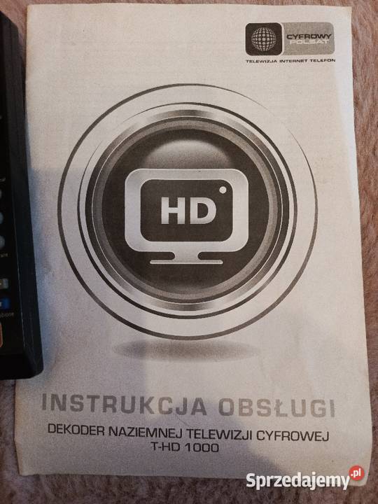 DEKODER DVBT THD 1000 zasilacz pilot Tychy