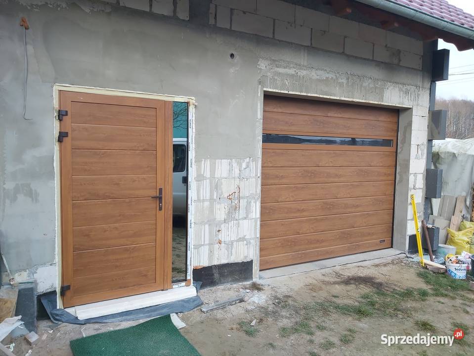 Ciepłe Drzwi garażowe brama garażowa segmentowe garażowa Ogrodzenia i bramy lubuskie Gorzów Wielkopolski