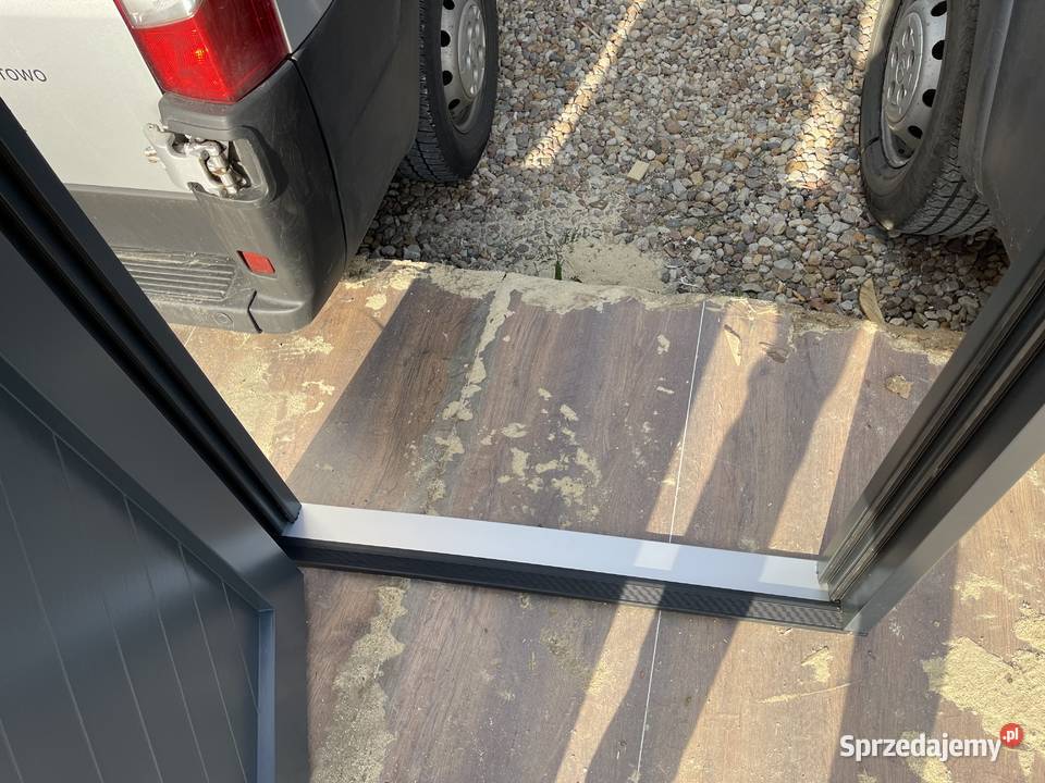 Drzwi drewniane zewnętrzne jodełka i karo 10 Dom i Ogród Sopot
