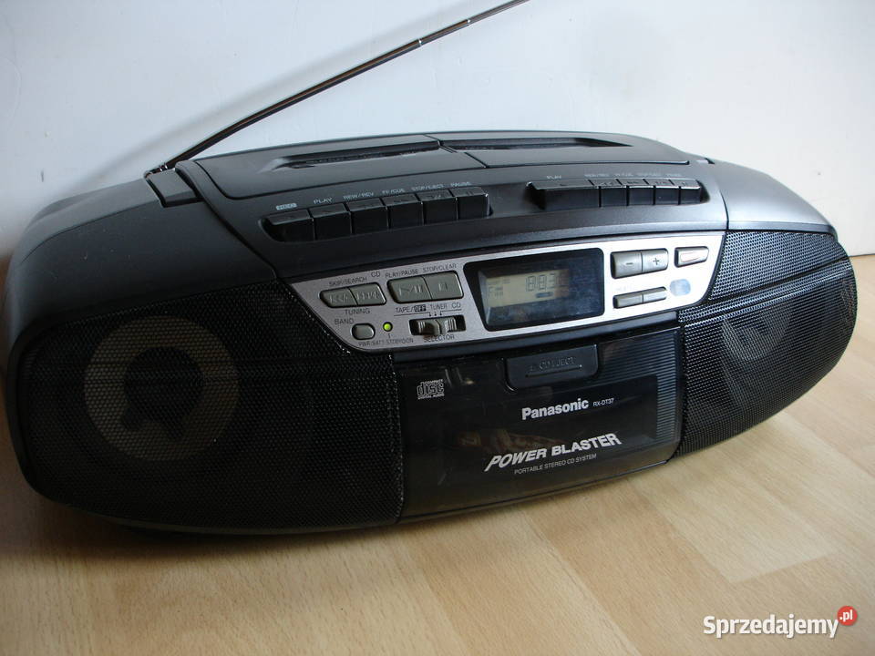 Radiomagnetofon PANASONIC RXDT37 lubuskie Zielona Góra