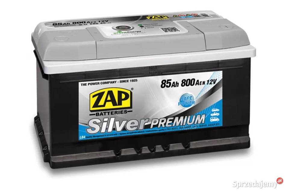 Akumulator Zap Silver Premium 85Ah 800A Części samochodowe Wałbrzych