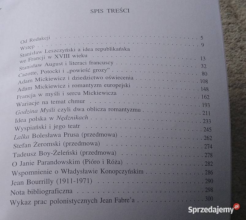 oświecenia do romantyzmu Jean Fabre Gdańsk