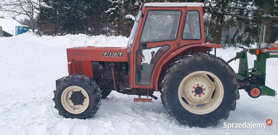 Ciągnik Fiat 670 napęd 4X4 Kabina rolniczo WOM 540/1000 obr. lubelskie Tarnogród