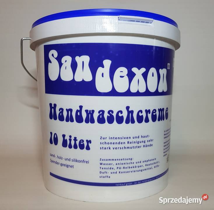 Sandexon Krem do mycia rąk 10L sprzedam