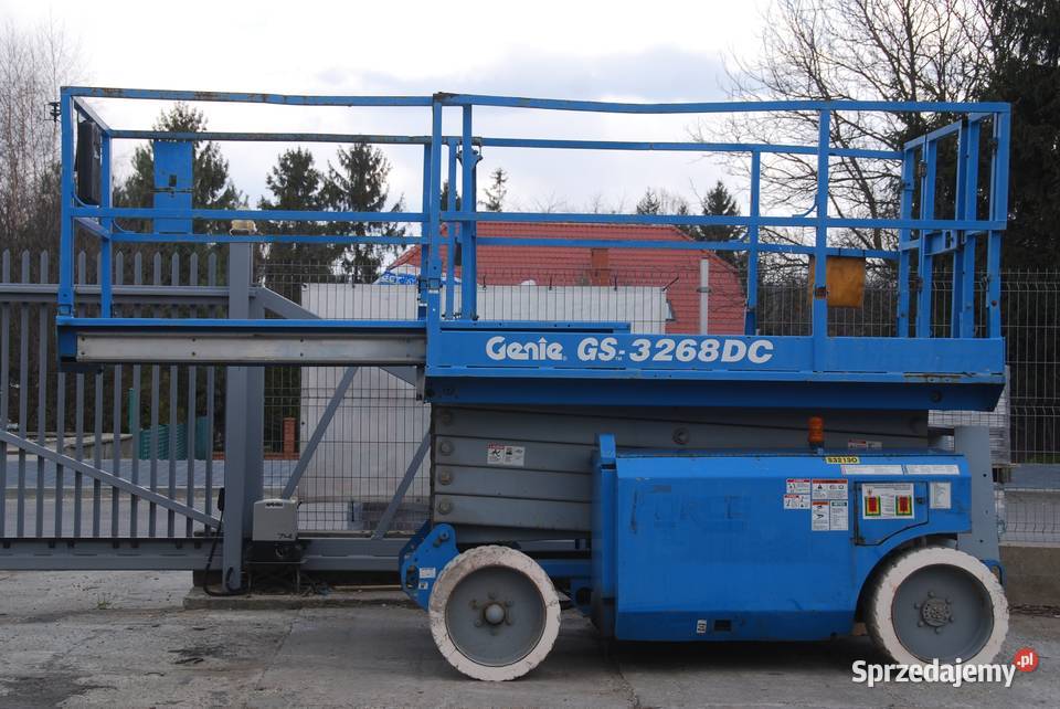 Podnośnik nożycowy GENIE GS 3268 DC 229 Maszyny budowlane podkarpackie Jasło