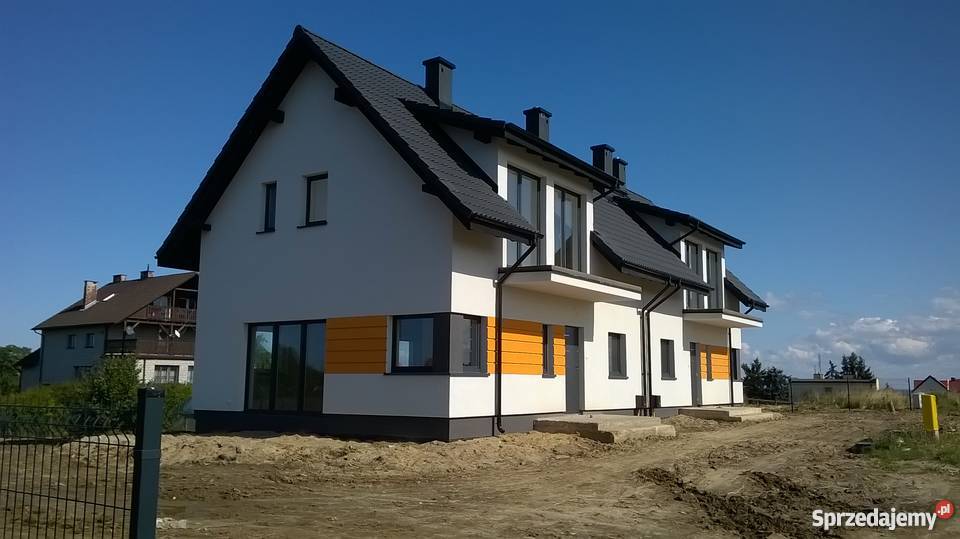 Dom bliźniak na działce 500m2 program MDM ogródek Borkowo