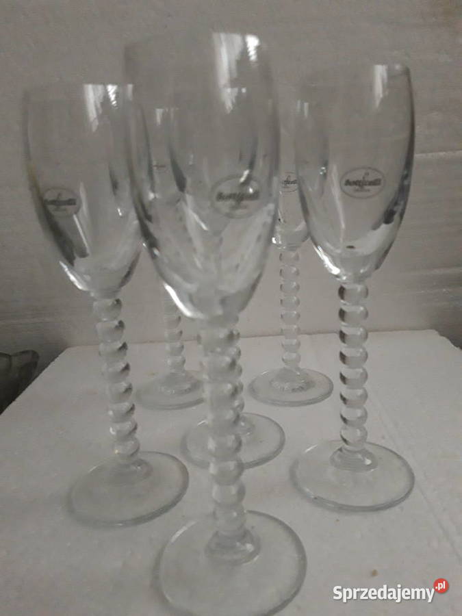 kieliszki kryształowe Botticelli lata 80 Italia Warszawa sprzedam