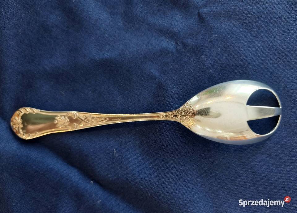 Platerowany widelec do sałat Hefra wzór romański Szczecin sprzedam