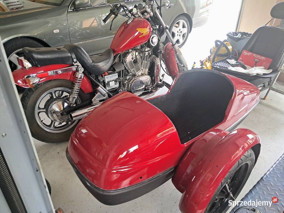 Honda Shadow z Koszem Rok produkcji 1986 Motoryzacja Kielce sprzedam
