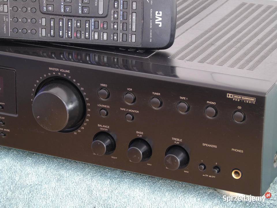 Wzmacniacz z radiem JVC RX416 pilot mocny i Amplitunery