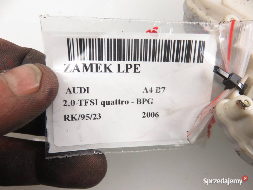 ZAMEK LEWY PRZEDNI AUDI A4 B7 8E1837015AB osobowe Zamki, wkładki i kluczyki sprzedam