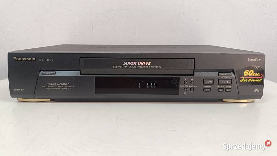 PANASONIC NVSJ207 Sprawny magnetowid wielkopolskie Poznań
