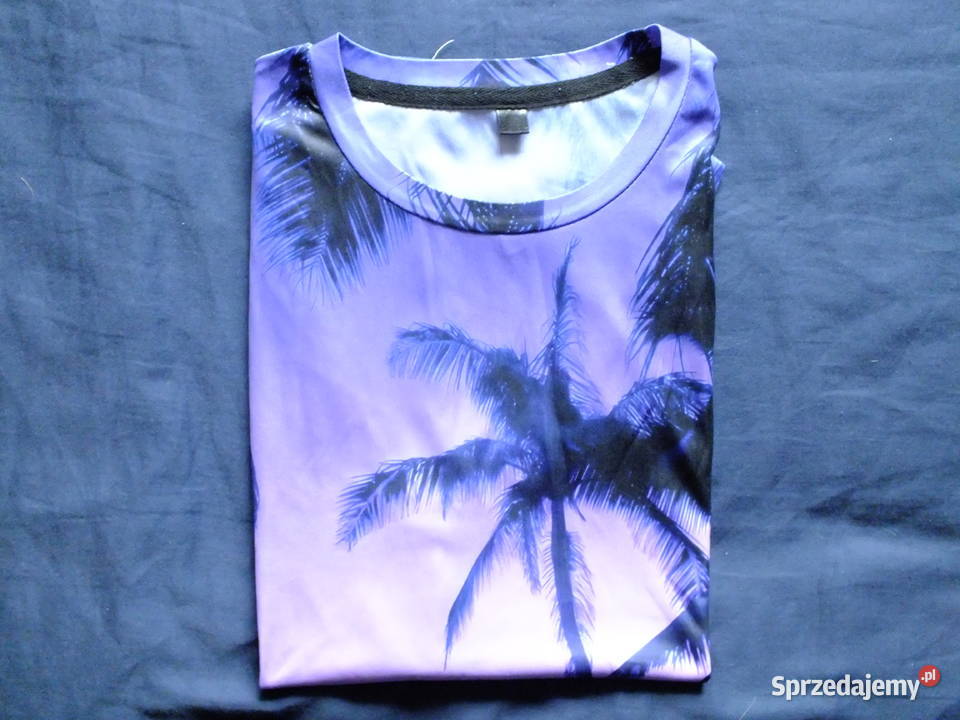 Sprzedam męską koszulkę w kolorze niebieskim pomorskie