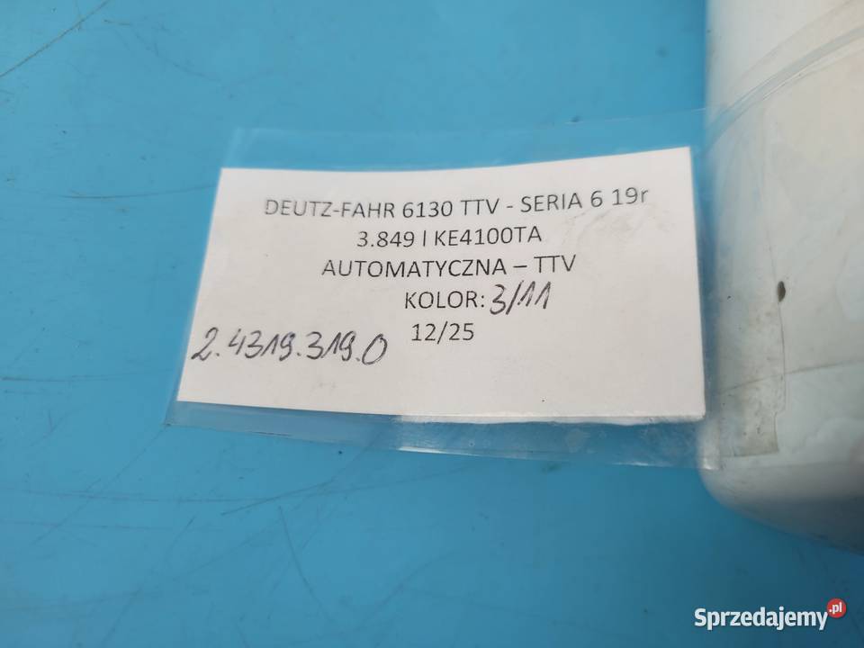 DEUTZFAHR 6130 TTV FILTR PALIWA 243193190 Kolno