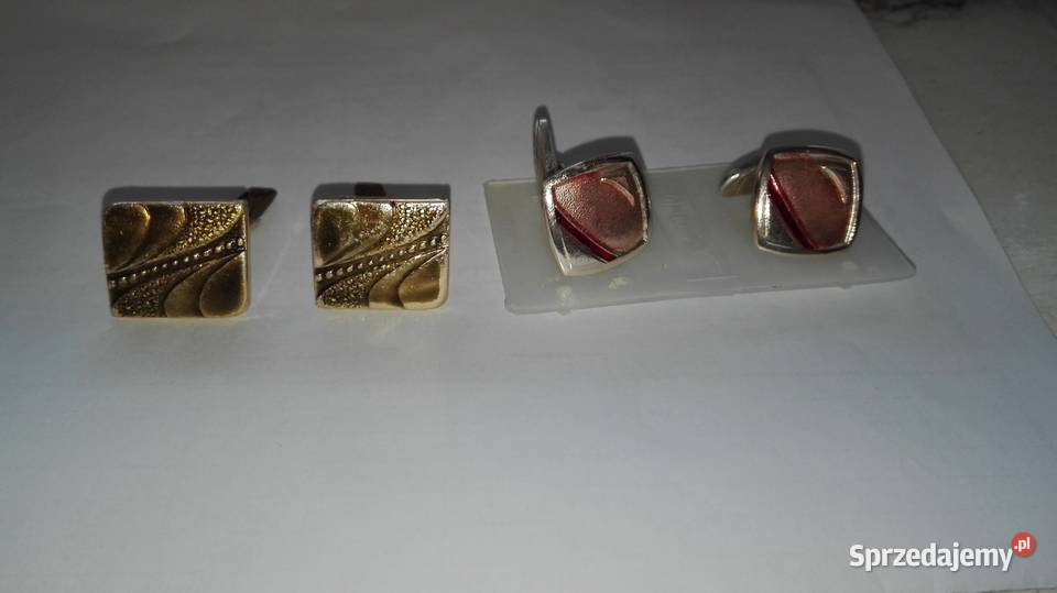 Spinki do mankietów z lat PRL mazowieckie Warszawa