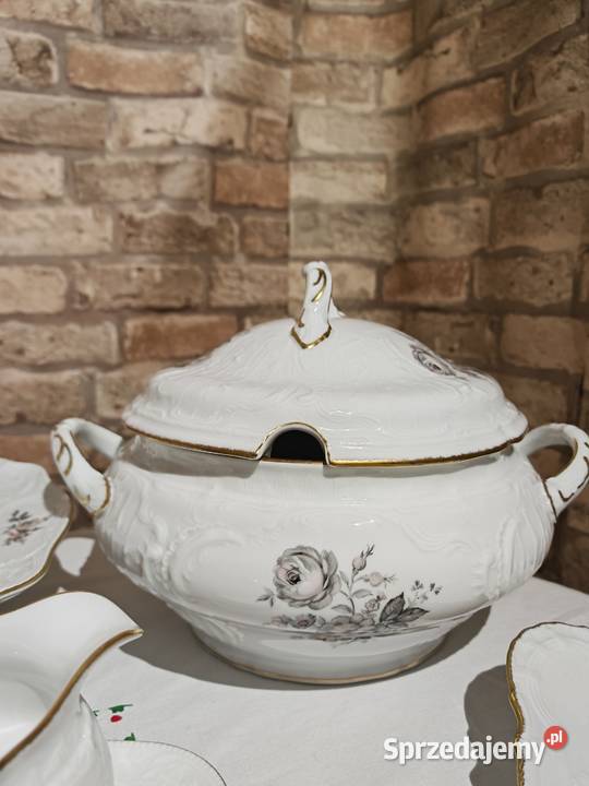 Rosenthal sanssouci Grey rose duży zestaw świętokrzyskie Sandomierz