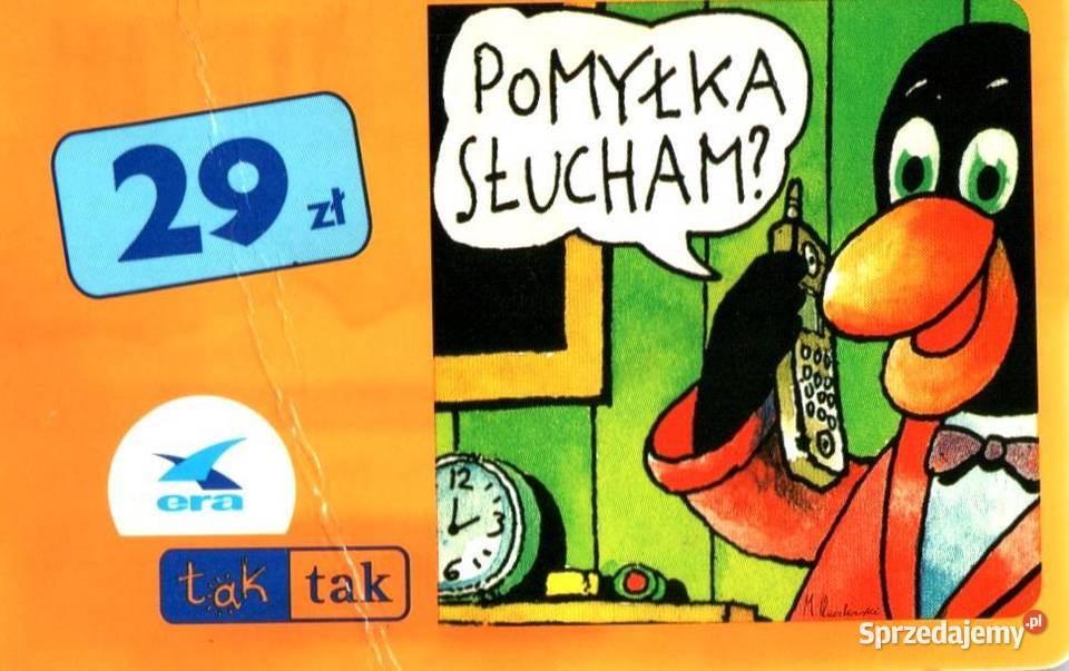 Karty doładowujące ERA TAK TAK Konin