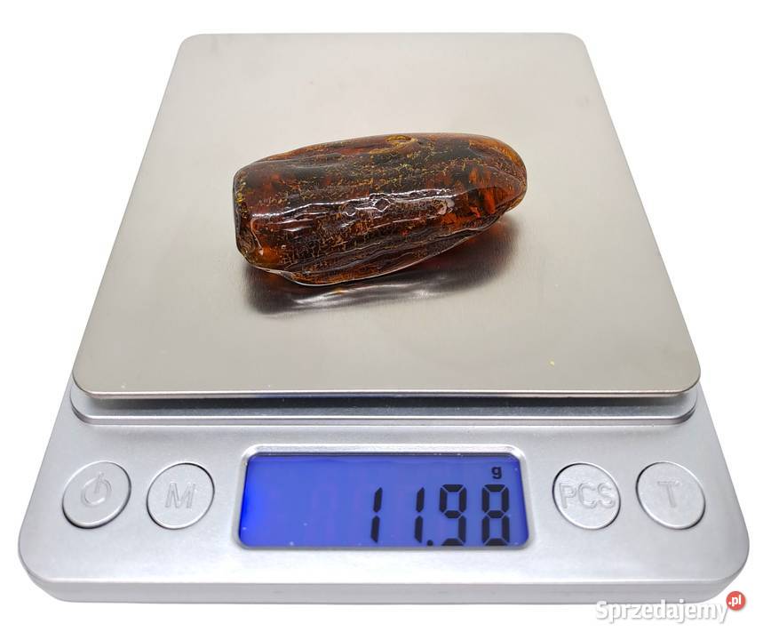Broszka z bursztynu bursztyn bryłka 1494