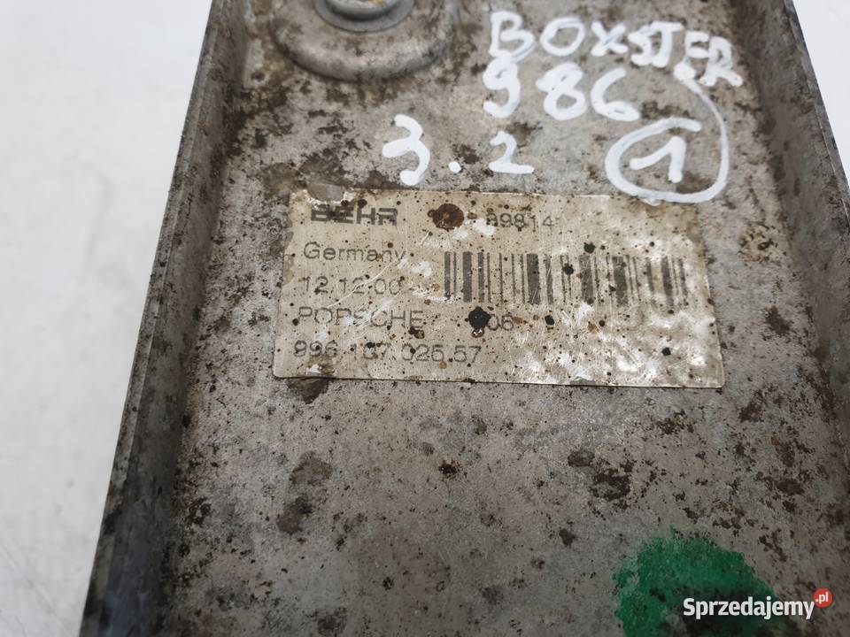 Porsche Boxster 986 32 CHŁODNICA OLEJU oryginał lubelskie