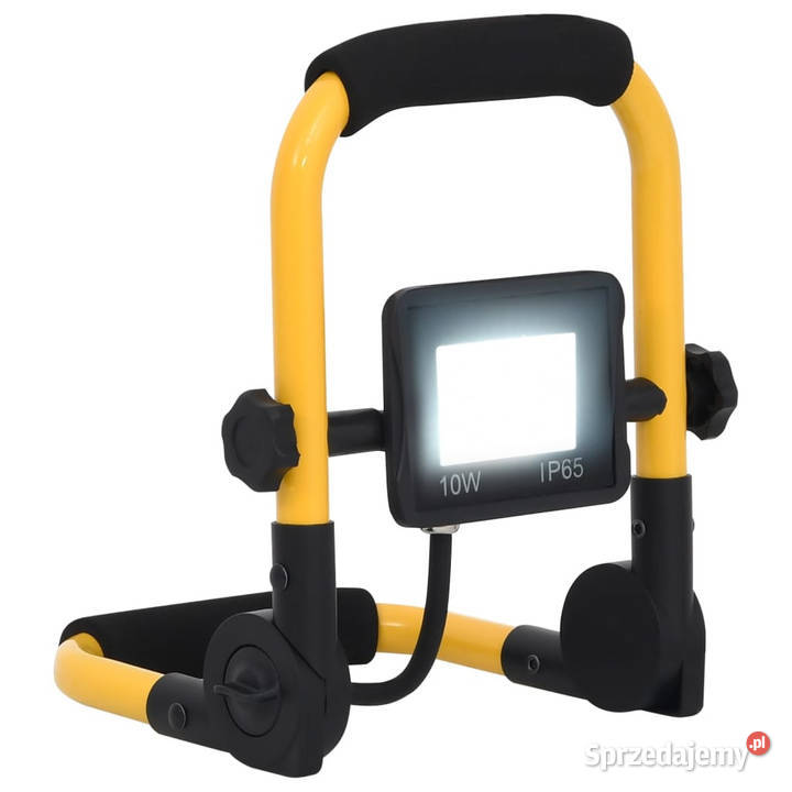 Reflektor LED z uchwytem 10 W zimne białe Warszawa