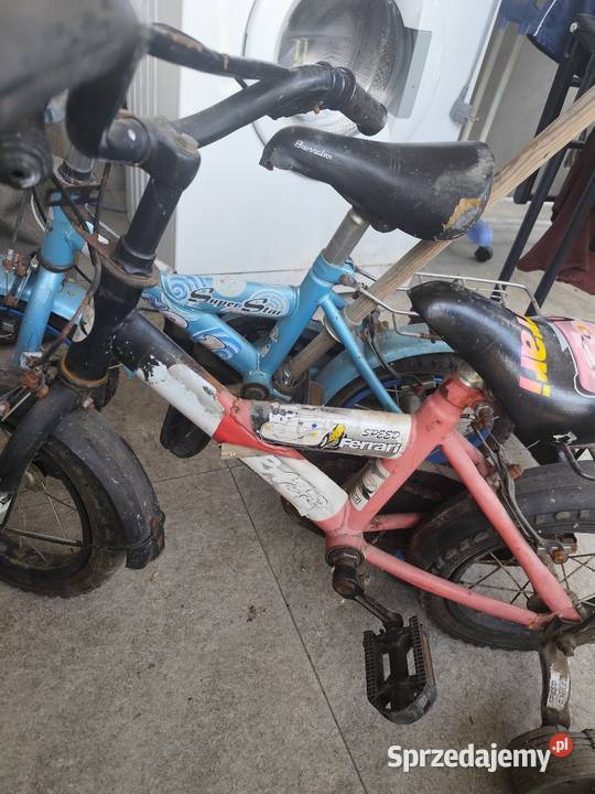 Sprzedam 2 rowerki dziecięce 12 do naprawy 100 sprzedam