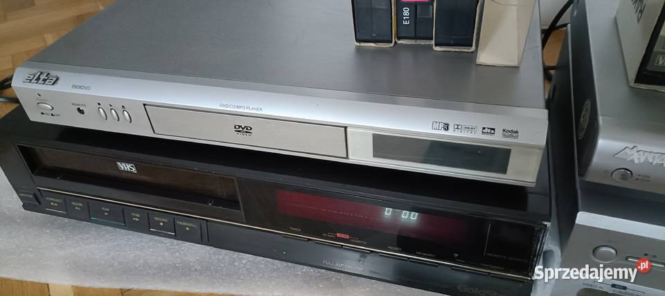 2 Magnetowid LG i GoldStar i 2 DVD kolekcjonera Warszawa