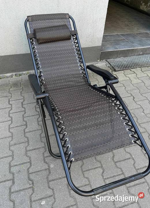 139 Leżak sznurowany z poduszka pod głowę Leżaki i leżanki Zabrze sprzedam