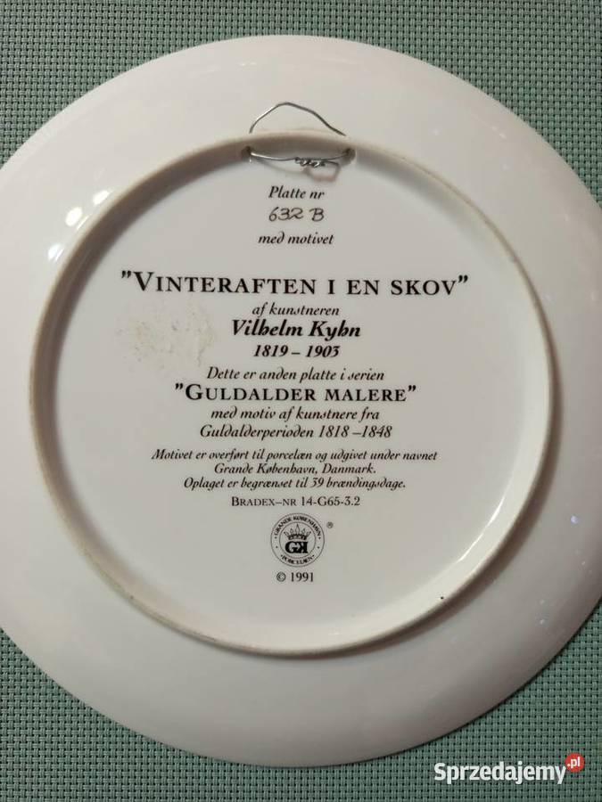 2 x Obraz na porcelanie sygnowane